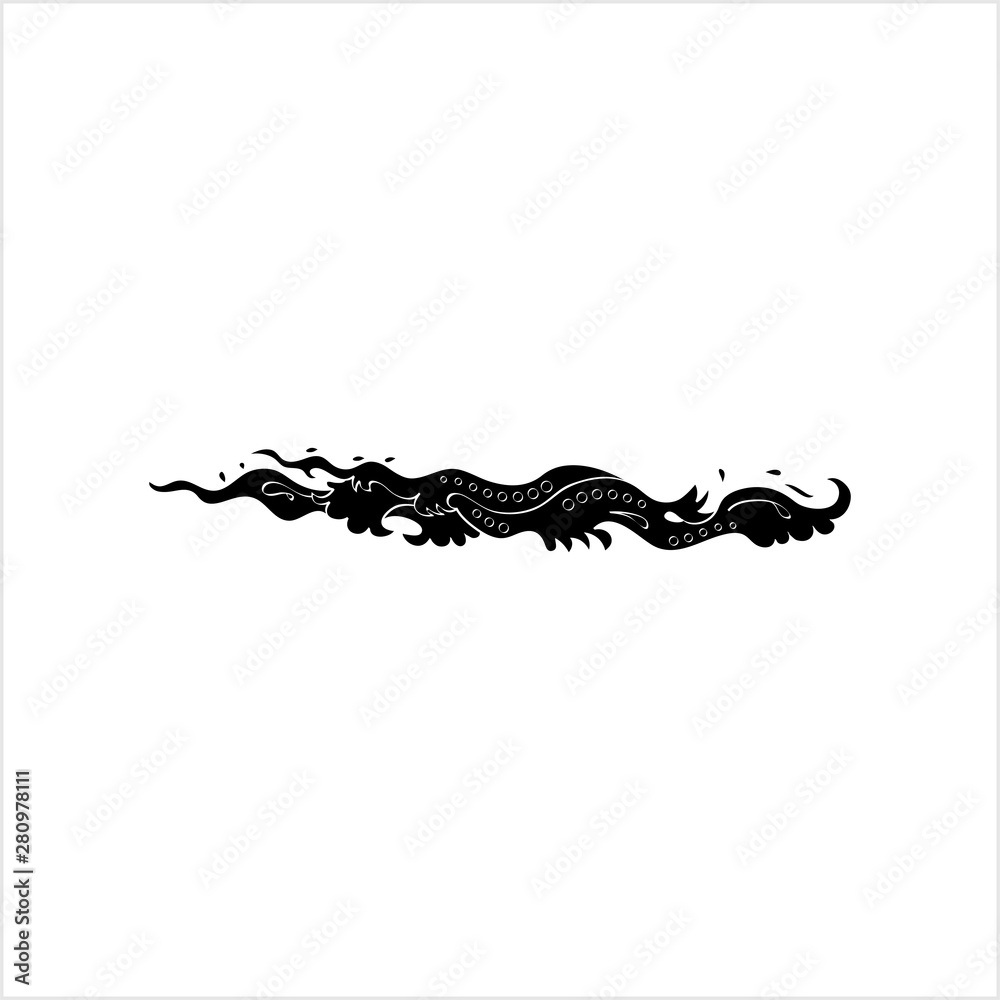 Water Wave Icon, Frequency Dispersion Water Wave Icon, Frequency Dispersion