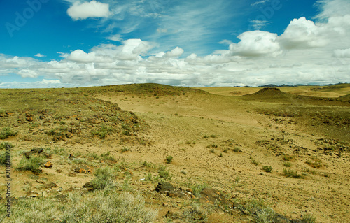 Mountain plateau in the area Zavkhan River