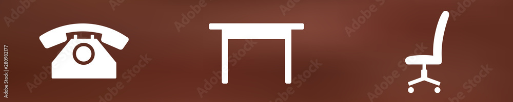 Sekretär Symbol Set