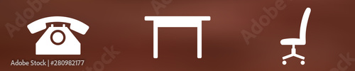 Sekretär Symbol Set