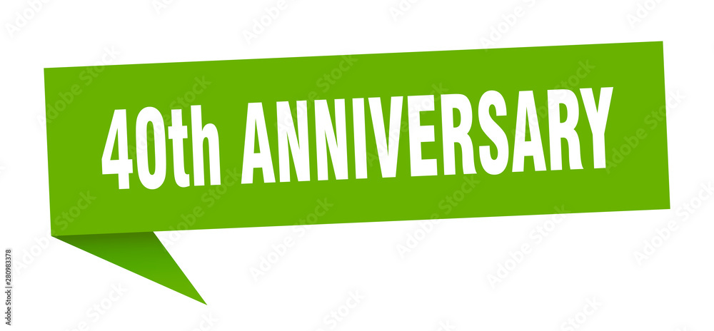 40th anniversary 40th anniversary