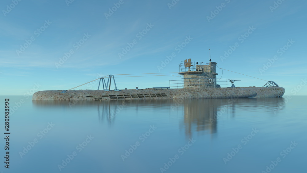 Fototapeta premium 潜水艦