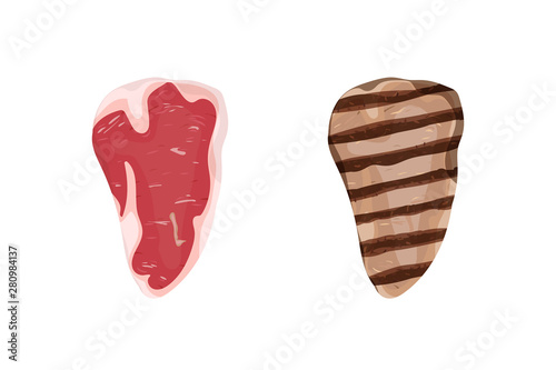 A piece of meat.