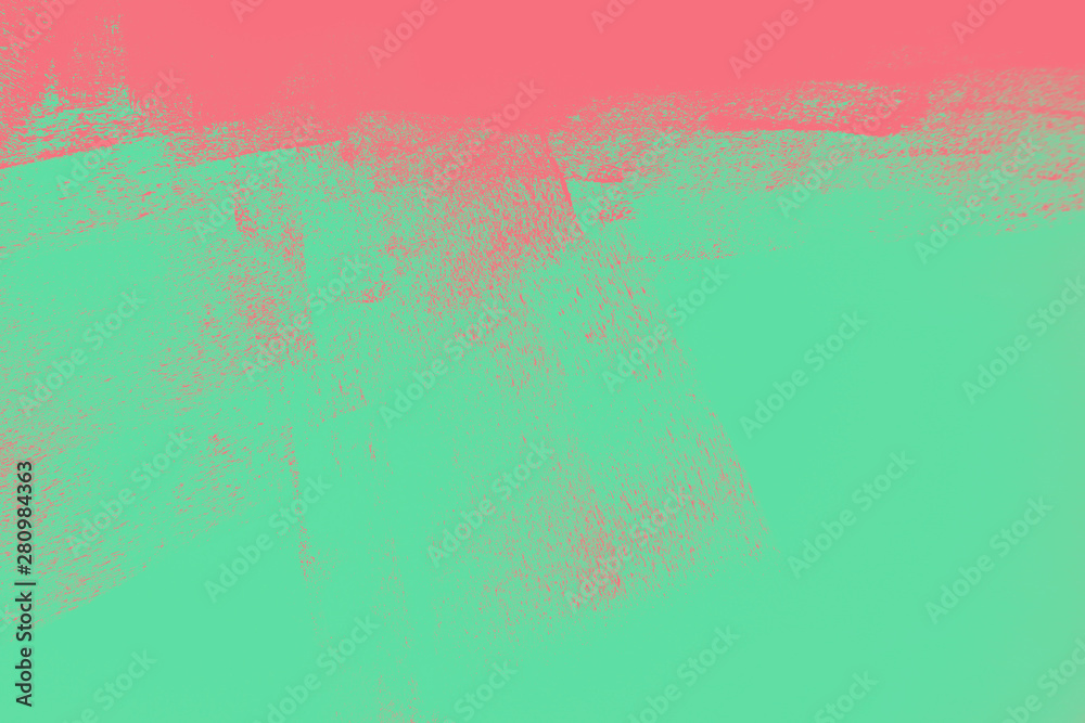 Mint And Coral Wallpaper