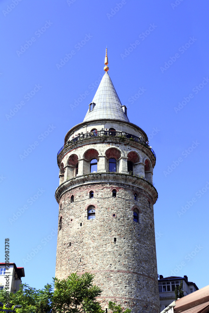 Galata Tower in Beyoglu district, Istanbul, Turkey Galata Tower in Beyoglu district, Istanbul, Turkey