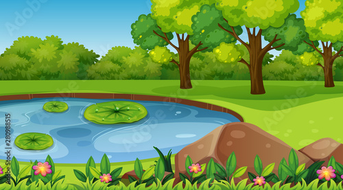 Empty background nature scenery