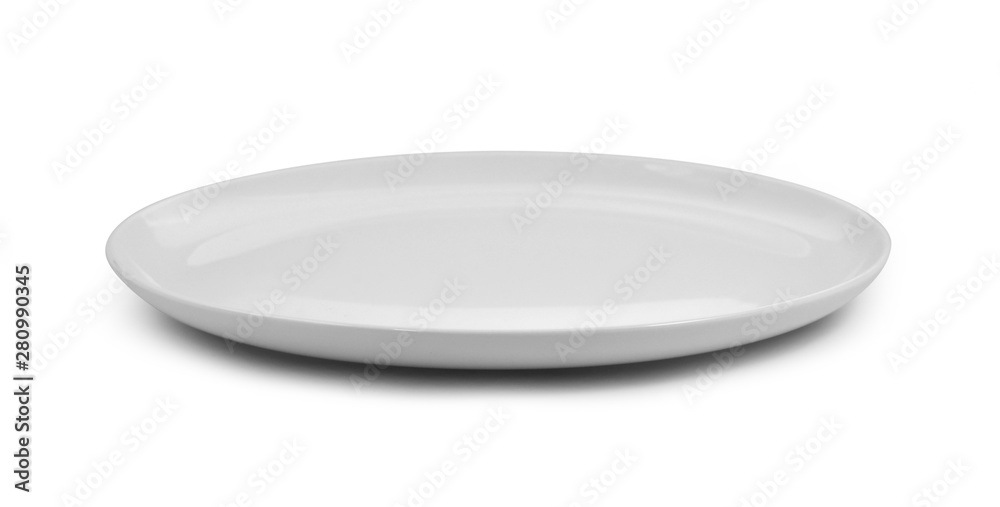 white plate isolated on white background white plate isolated on white background