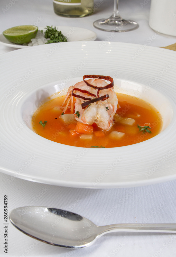 soup with shrimps soup with shrimps