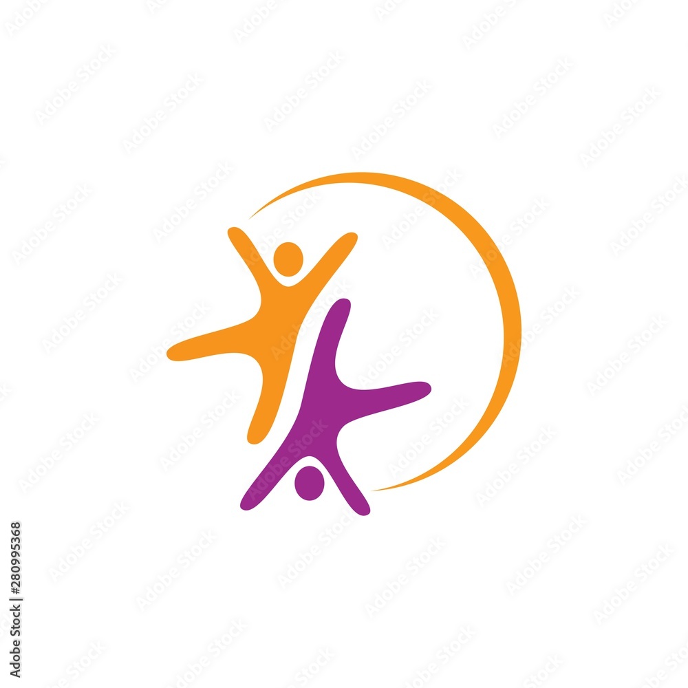 Obraz premium Community, network and social icon