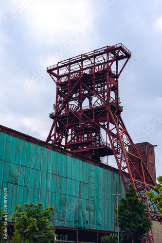 historic mining tower gelsenkirchen germany photo