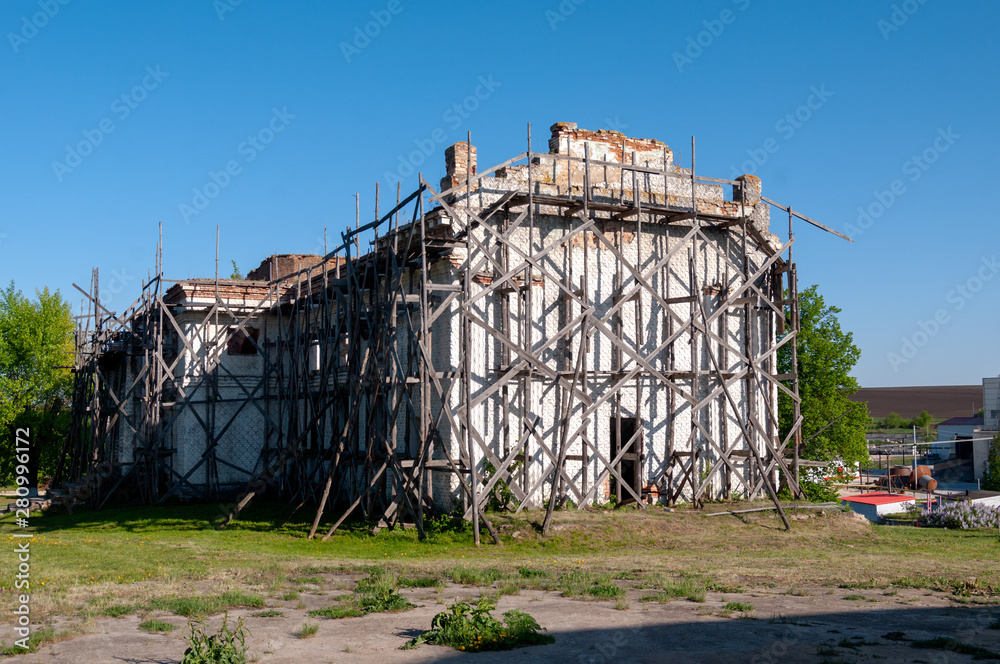 Church of the Intercession of the Holy Virgin, Khmelinec village, Zadonsk district, Lipetsk Region, Russian Federation, Church of the Intercession of the Holy Virgin, Khmelinec village, Zadonsk district, Lipetsk Region, Russian Federation,
