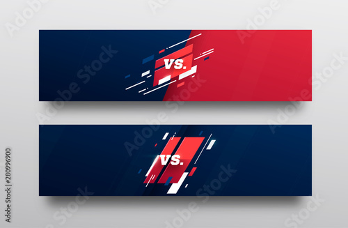 VS . Versus Board of rivals, with space for text. vector illustration. Grey vs banner. football, basketball, soccer screen. vector illustration. yellow. in dark background