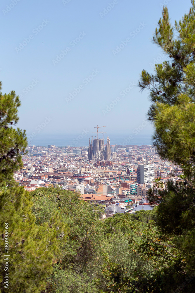 View of Barcelona from Park Güell
