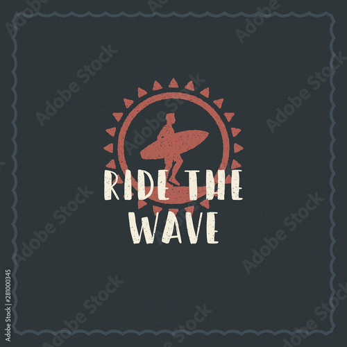 Summer holidays typography inspirational quote design for poster or apparel