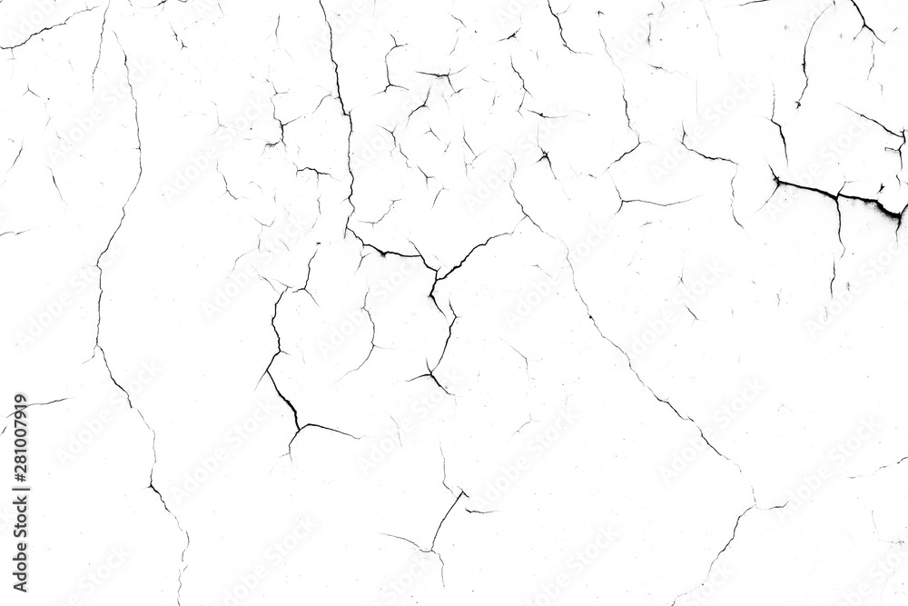Fototapeta premium Texture of cracked concrete. grunge background. Wall of cracked concrete.