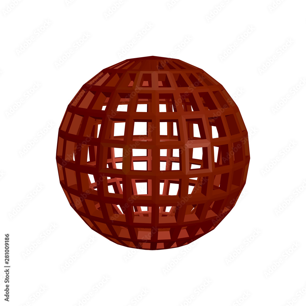 Abstract sphere wireframe. 3d Vector illustration. Abstract sphere wireframe. 3d Vector illustration.