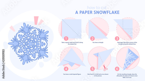 How to make christmas blue snowflake diy