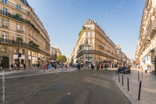 Rue de Turbigo, Etienne Marcel Station, 2nd Arrondissement, Paris, France photo