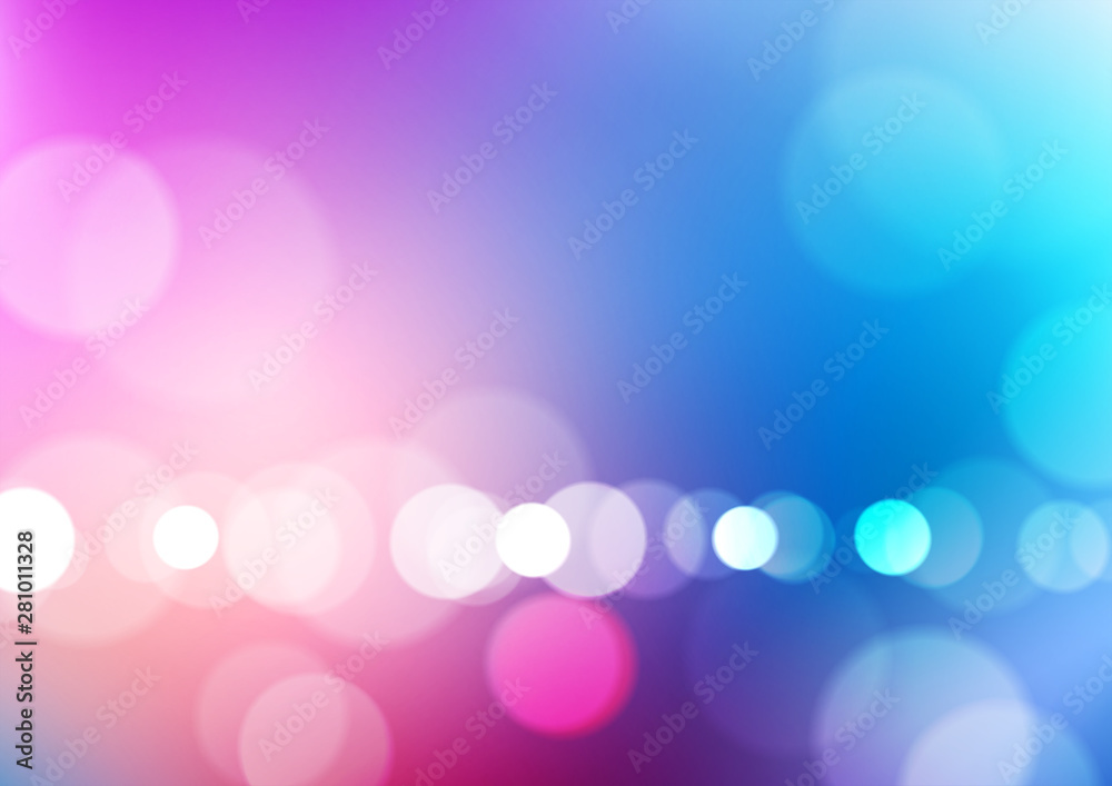 Abstract bokeh light colorful background