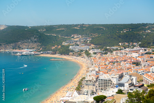 Sesimbra beach in Portugal photo