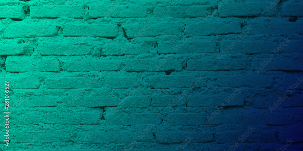 blue ice gradient brick wall background texture