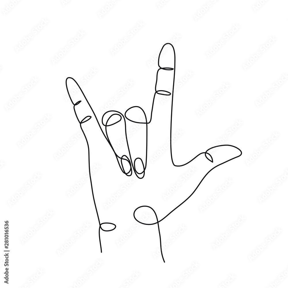 I Love You Sign Hand Posing Stock Photo, Picture and Royalty Free Image.  Image 17844768.