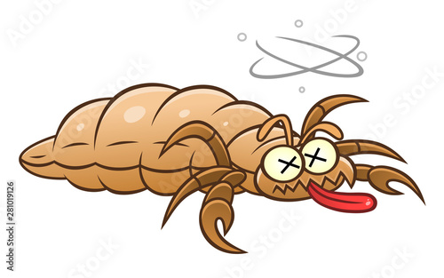 Defeated louse