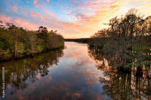 North Florida River Near Sunset