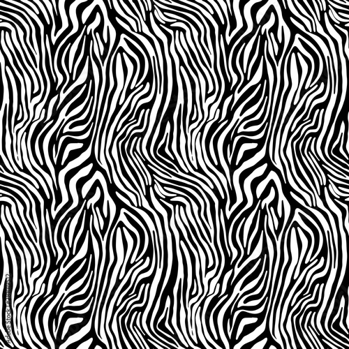 Zebra Print. Animal seamless background