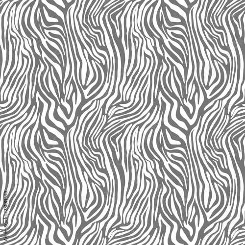 Zebra print. Seamless animal pattern.