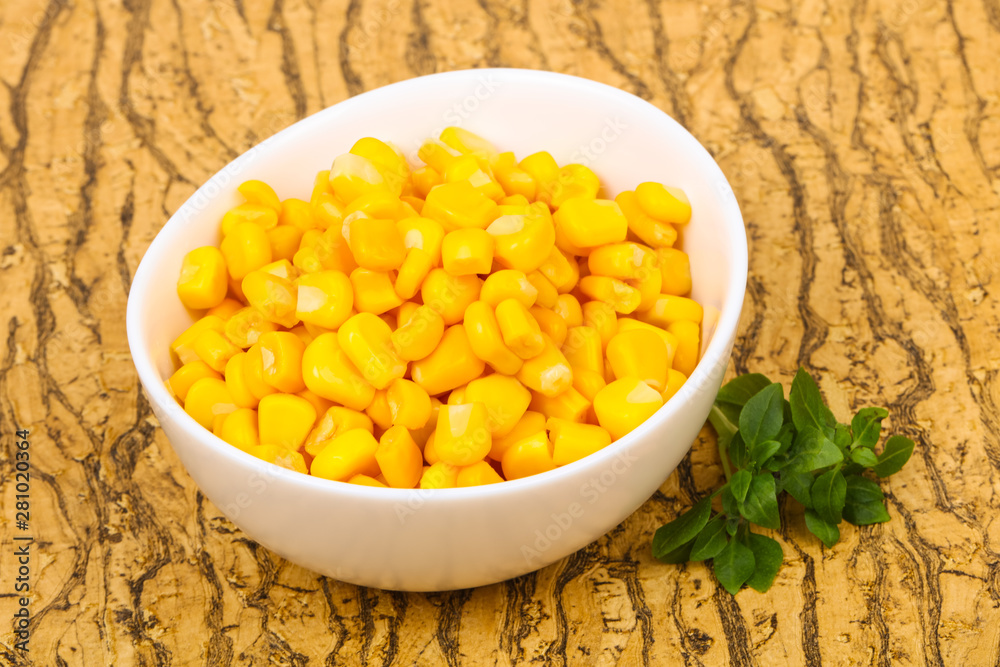 Young sweet corn Young sweet corn