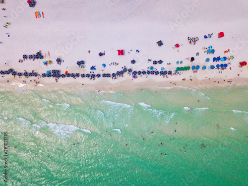 Overhead at Santa Rosa Beach, Florida photo