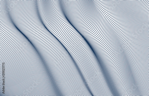 Flowing dots array of dynam...