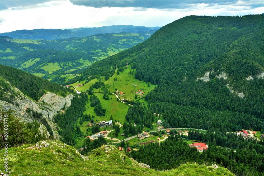 landscape from the Hasmas mountains - Romania