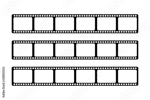 Three videotapes of the same size are arranged side by side in a white background.