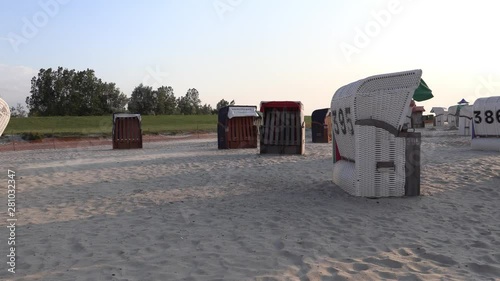 Beach of Hooksiel near Wilhelmshaven Germany