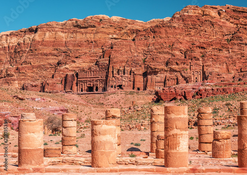 ancient city Petra in Jordan