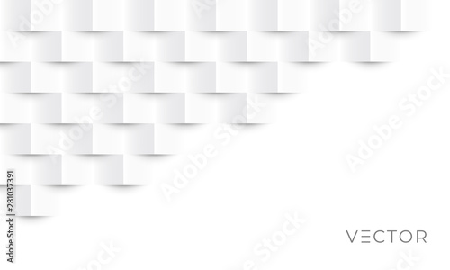 White geometric texture pat...