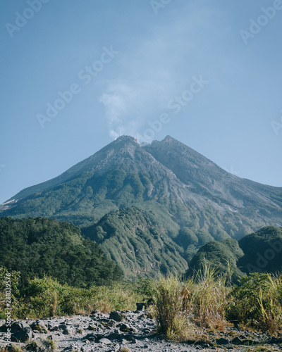 Mount merapi from Indonesia
