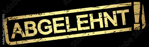 gold stamp REJECTED! (in german)