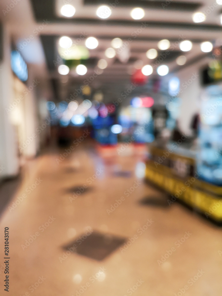Bokeh in the store as an abstract background Bokeh in the store as an abstract background