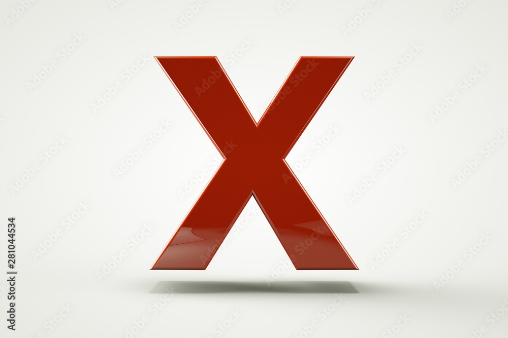3d letter collection.letter X 3d letter collection.letter X