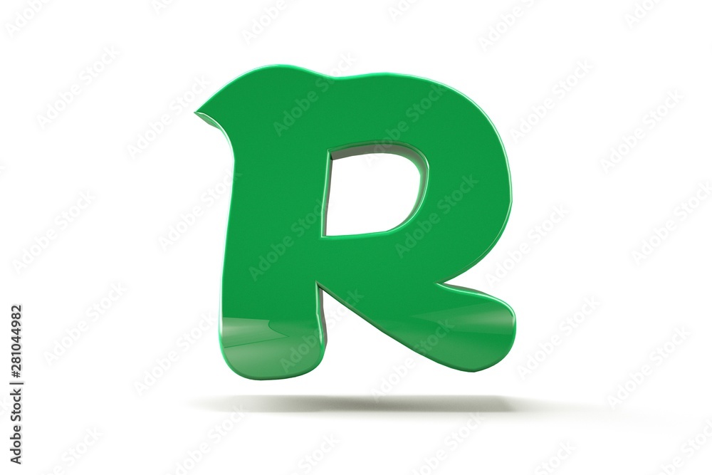 Fototapeta premium 3d letter collection.letter R