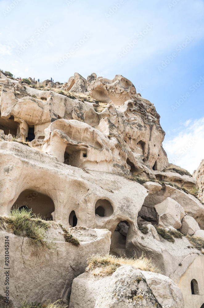 city in the rocks of cappadocia