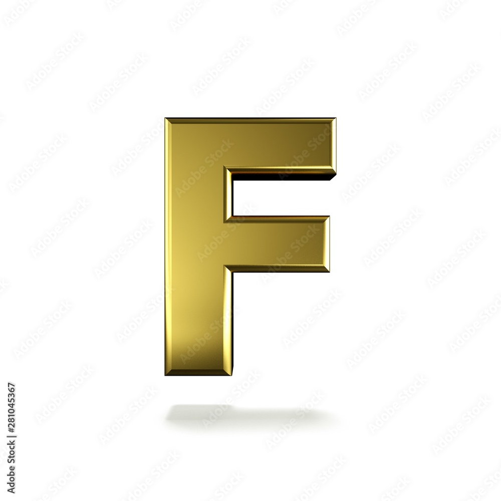 3d letter collection with white background 3d letter collection with white background