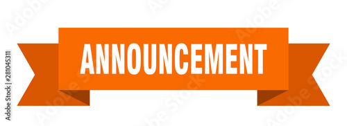 announcement