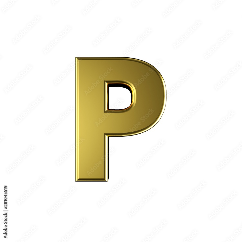 3d letter collection with white background 3d letter collection with white background