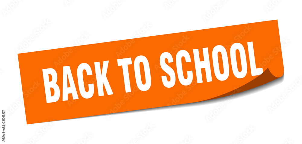 back to school sticker. back to school square isolated sign. back to school back to school sticker. back to school square isolated sign. back to school