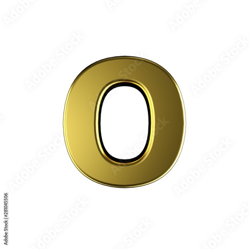 3d letter collection with white background