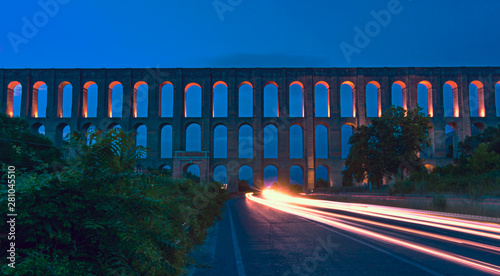 The Aqueduct of Vanvitelli or Caroline Aqueduct. Commissioned by Charles of Bourbon and designed by Luigi Vanvitelli. Built to supply the Reggia di Caserta and the San Leucio complex.